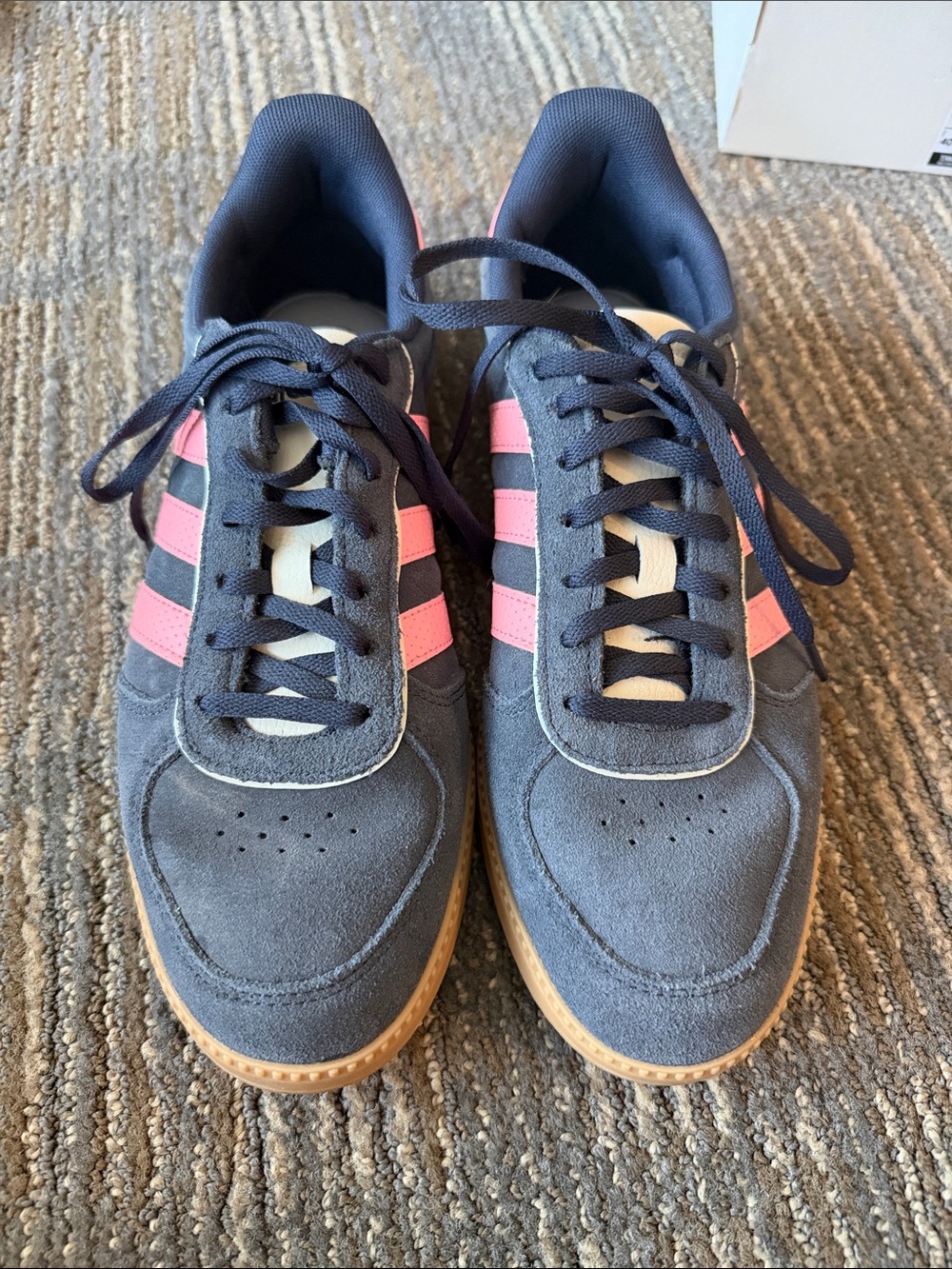 EUC adidas Breaknet suede sneakers